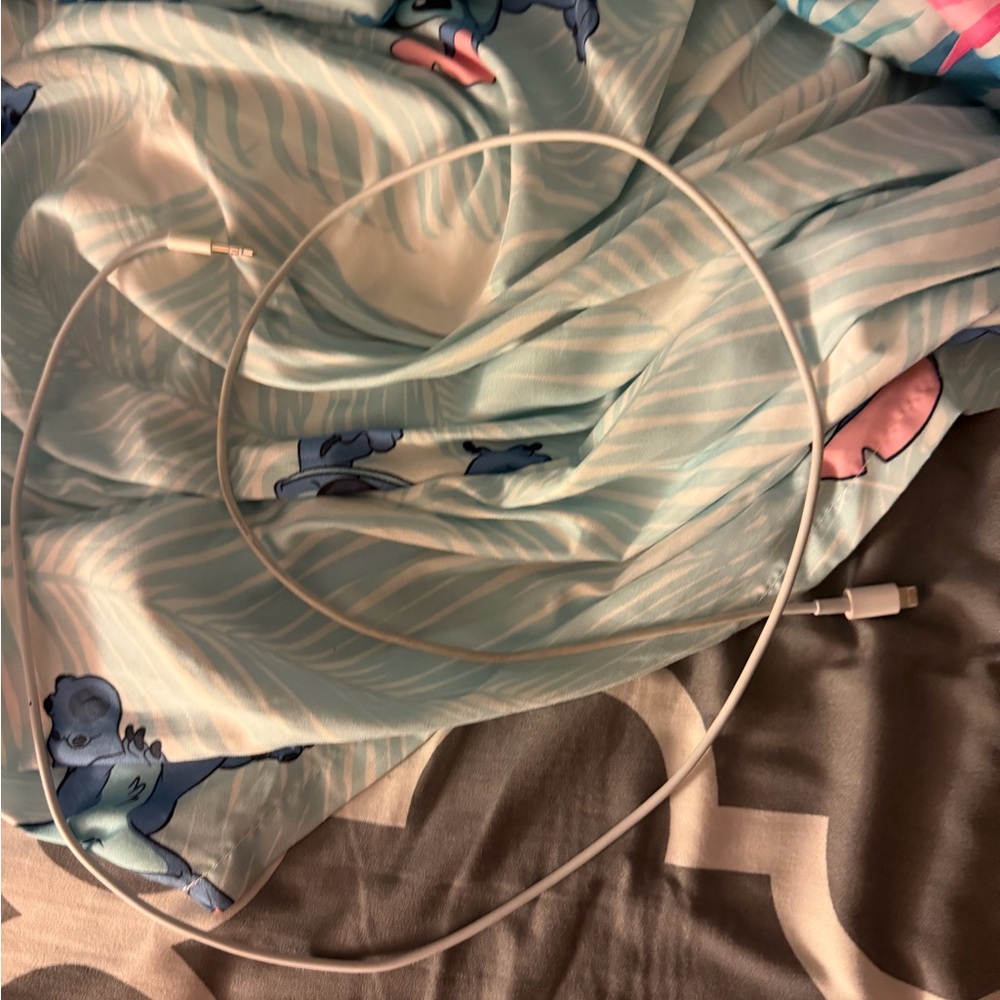 White aux cord